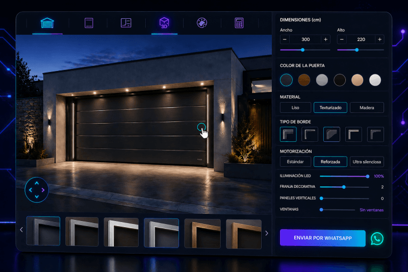 Multieled — Aplicación 3D interactiva para configuración visual